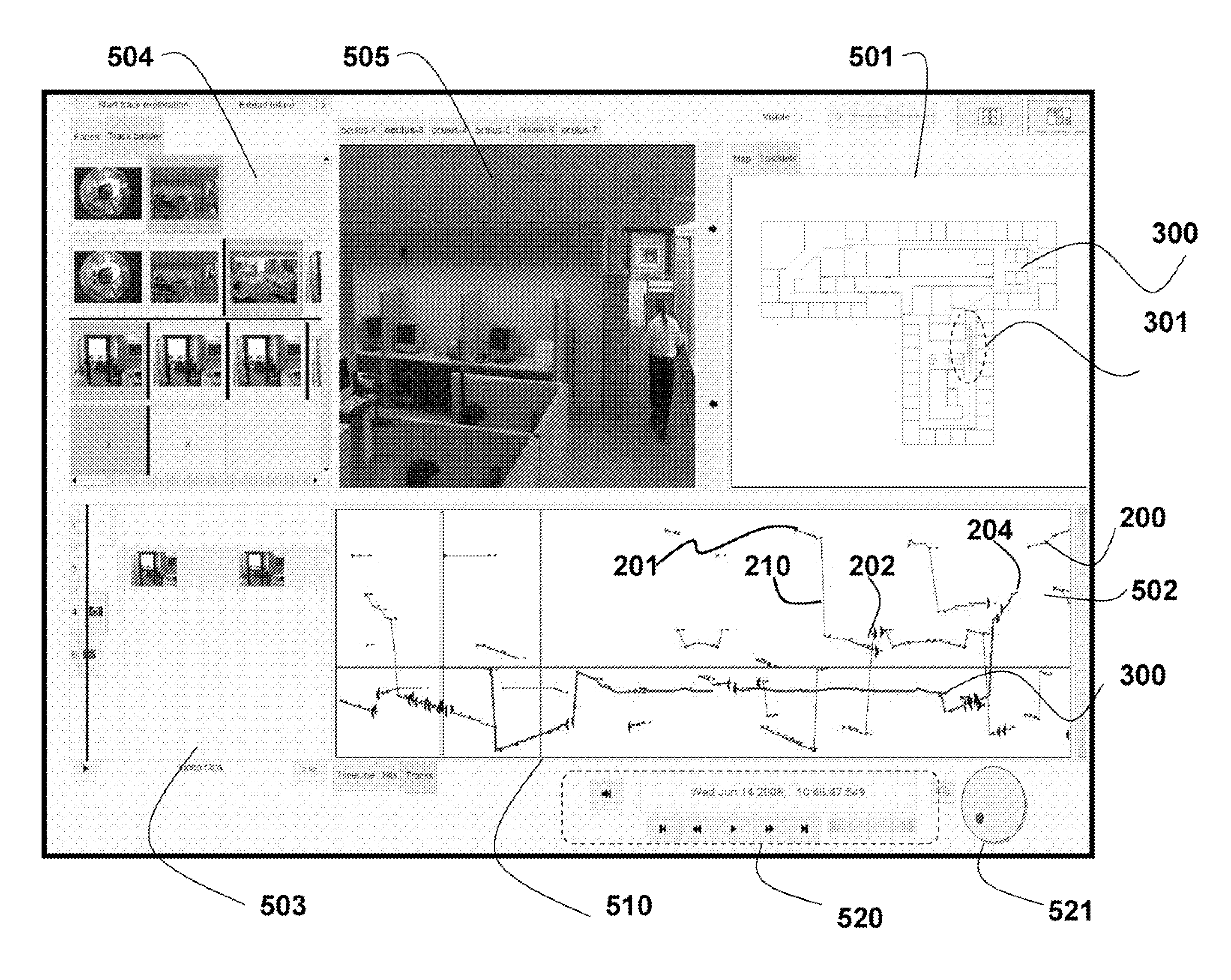 Surveillance System and Method for Tracking and Identifying Objects in Environments