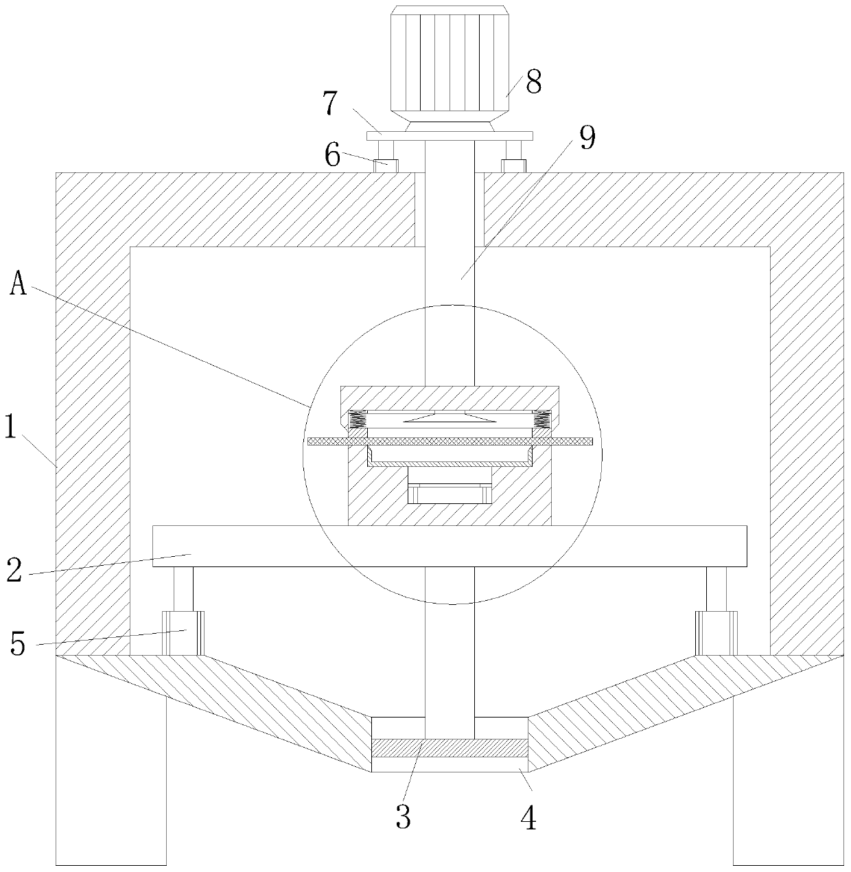 Punching device of rubber seal part