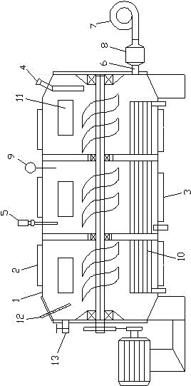 Fermentation device capable of introducing sterile air