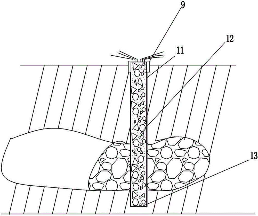 Karst stratum stabilization structure