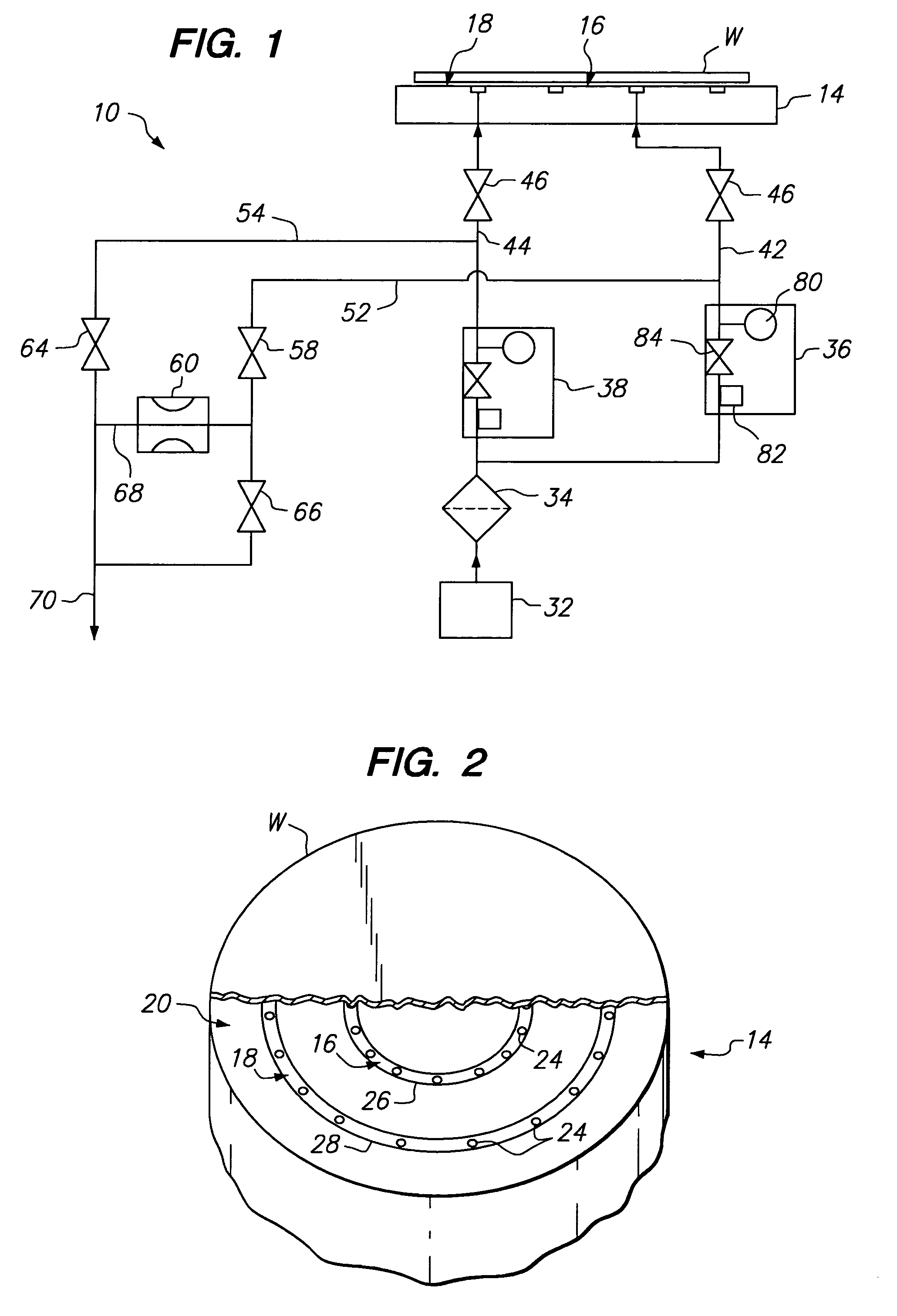 Multiple zone gas distribution apparatus for thermal control of semiconductor wafer