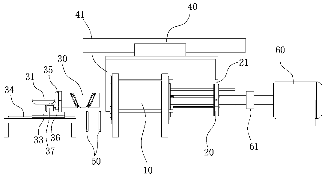 Cylinder sleeve centrifugal casting machine