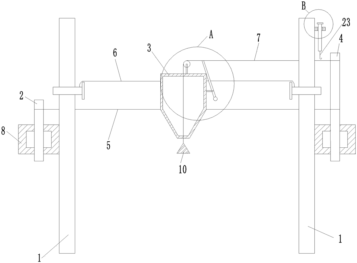 Anti-blocking scriber for test field and using method of anti-blocking scriber