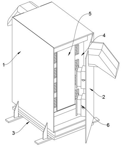 Safety protection device for photovoltaic power station inverter