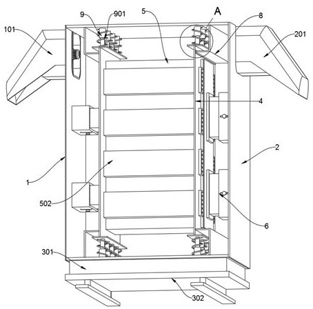 Safety protection device for photovoltaic power station inverter