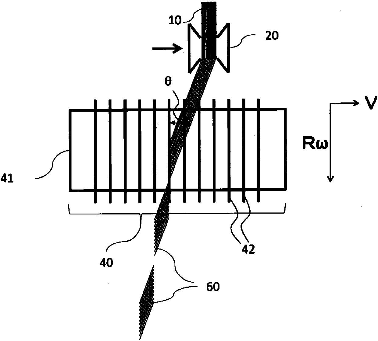 Device for manufacturing chopped fiber bundle and method for manufacturing same