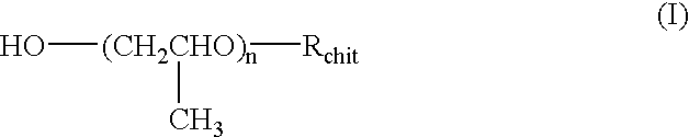 Chitosan derivatives combined with polypropylene glycol and method for preparing the same