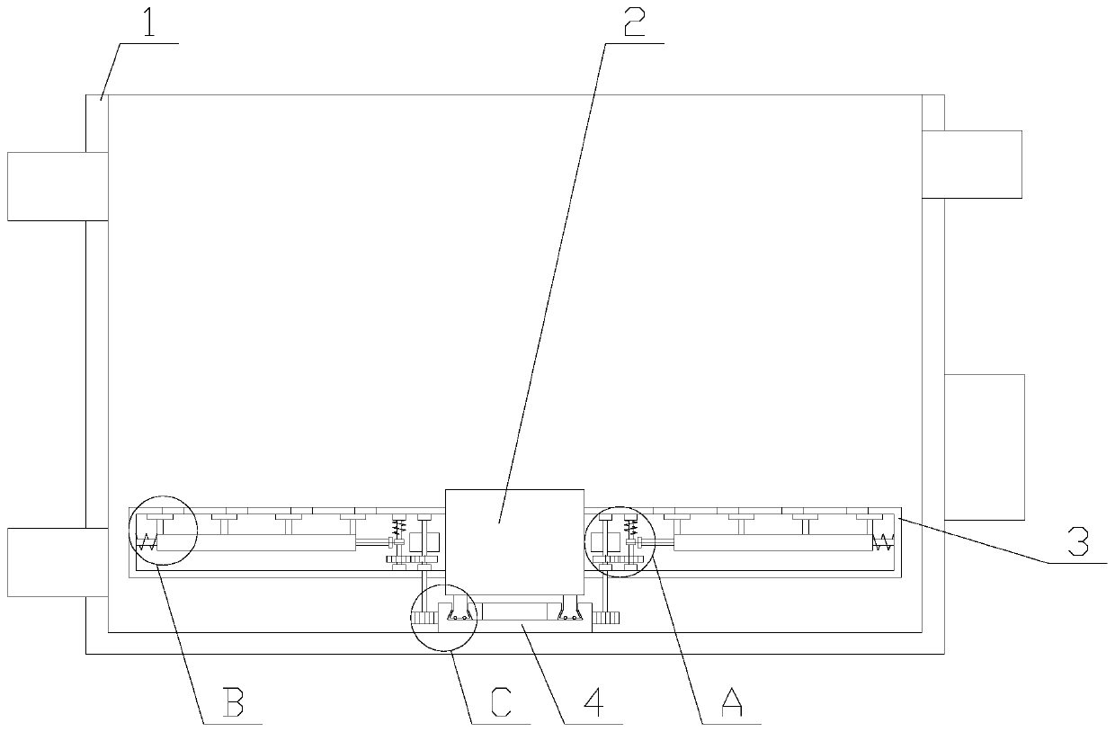 Aeration equipment with adjusting function for sewage treatment