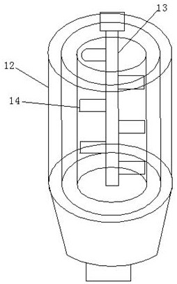 A multi-layer partition drying device