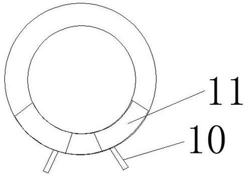 A multi-layer partition drying device