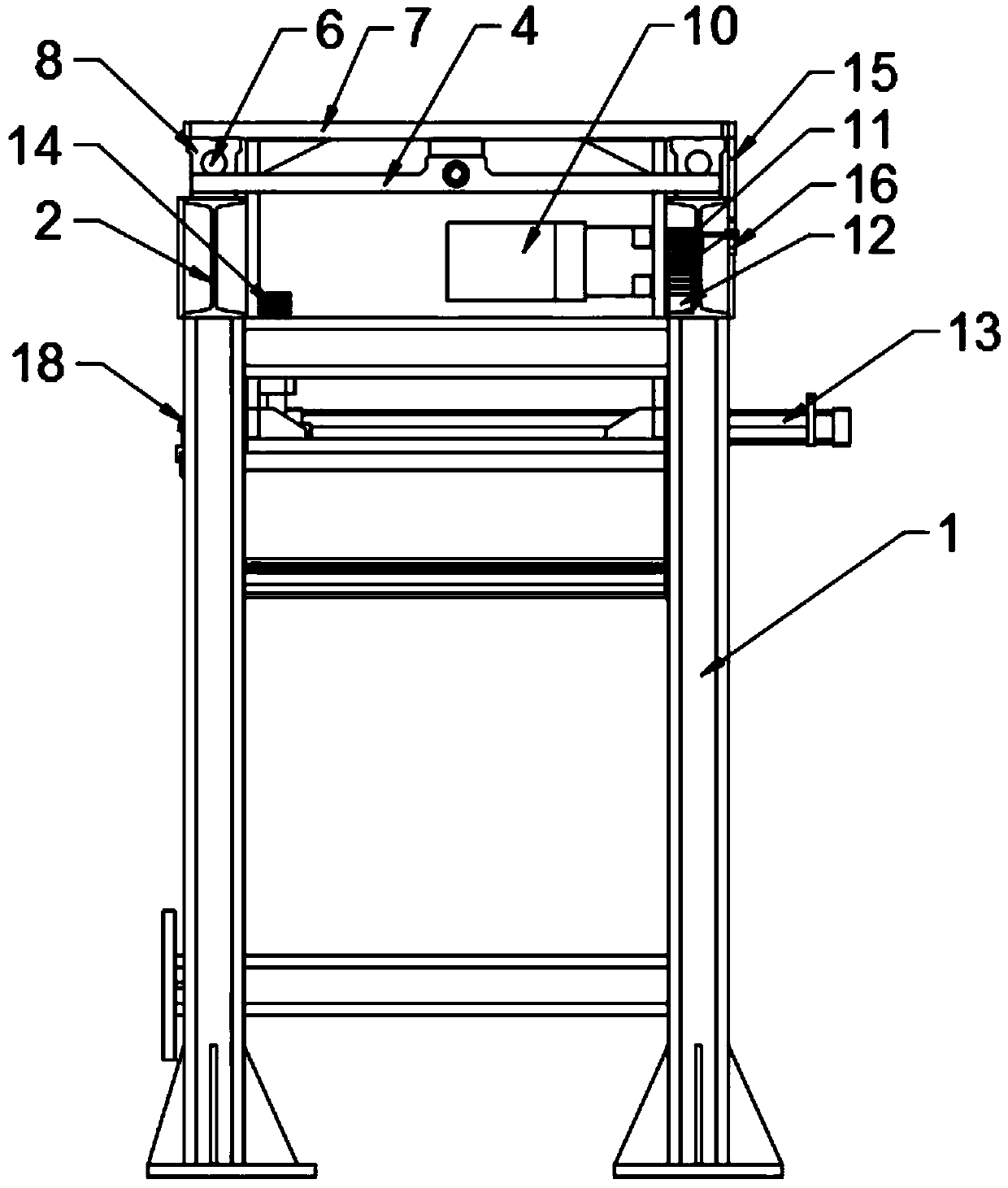 Truss moving mechanism