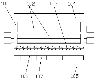 Elevated air cooling double-layer reciprocating roller kiln