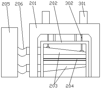 Elevated air cooling double-layer reciprocating roller kiln