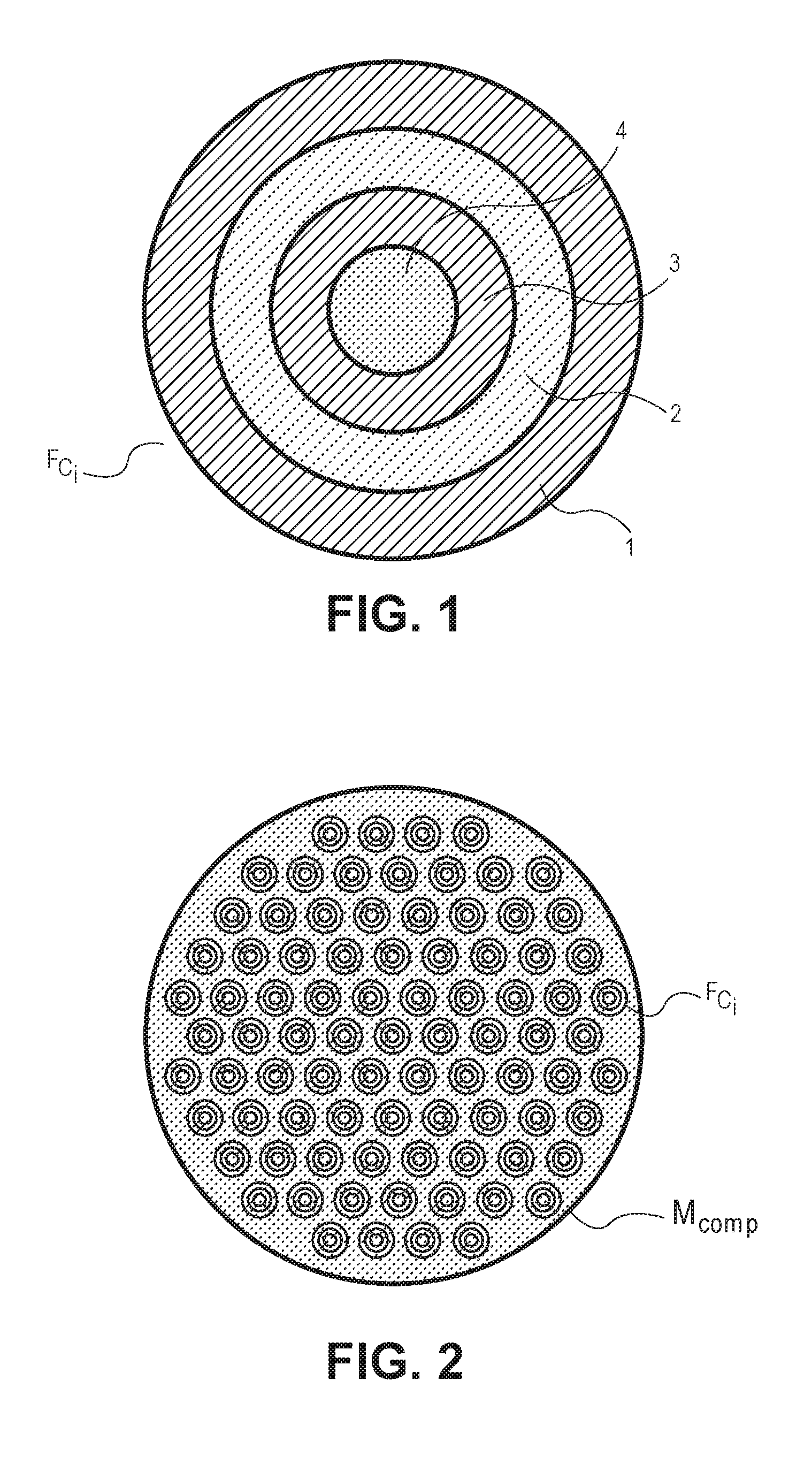 Composite conductive cable comprising nanotubes and nanofibers, coaxial microstructure including a copper matrix and said nanotubes and nanofibers, and method for manufacturing said microstructure