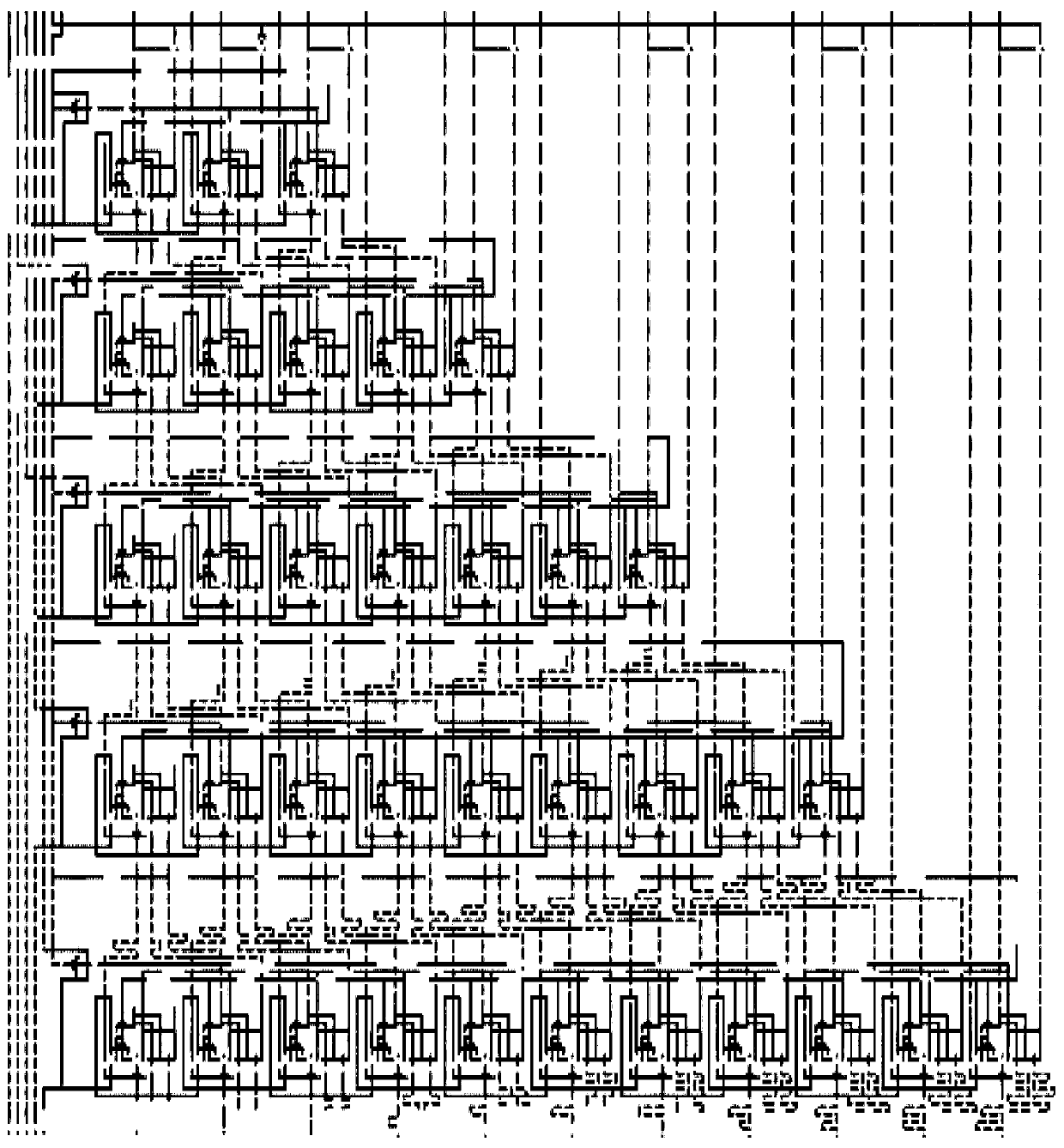 Generalized pipelined cell circuit of quantum cellular automaton