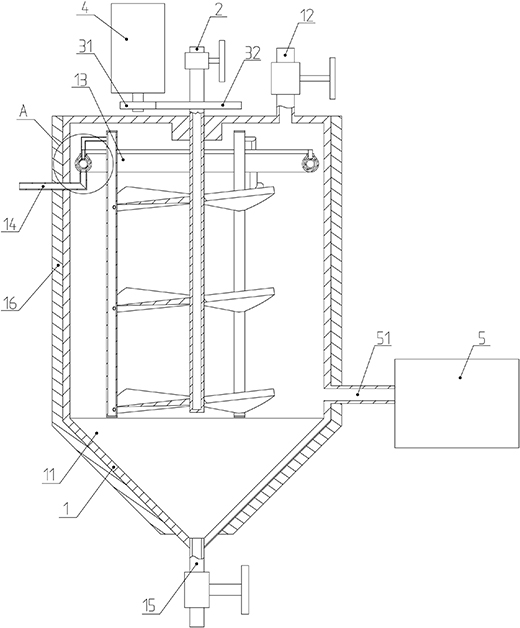 Dynamic crystallization equipment for potassium fluotantalate