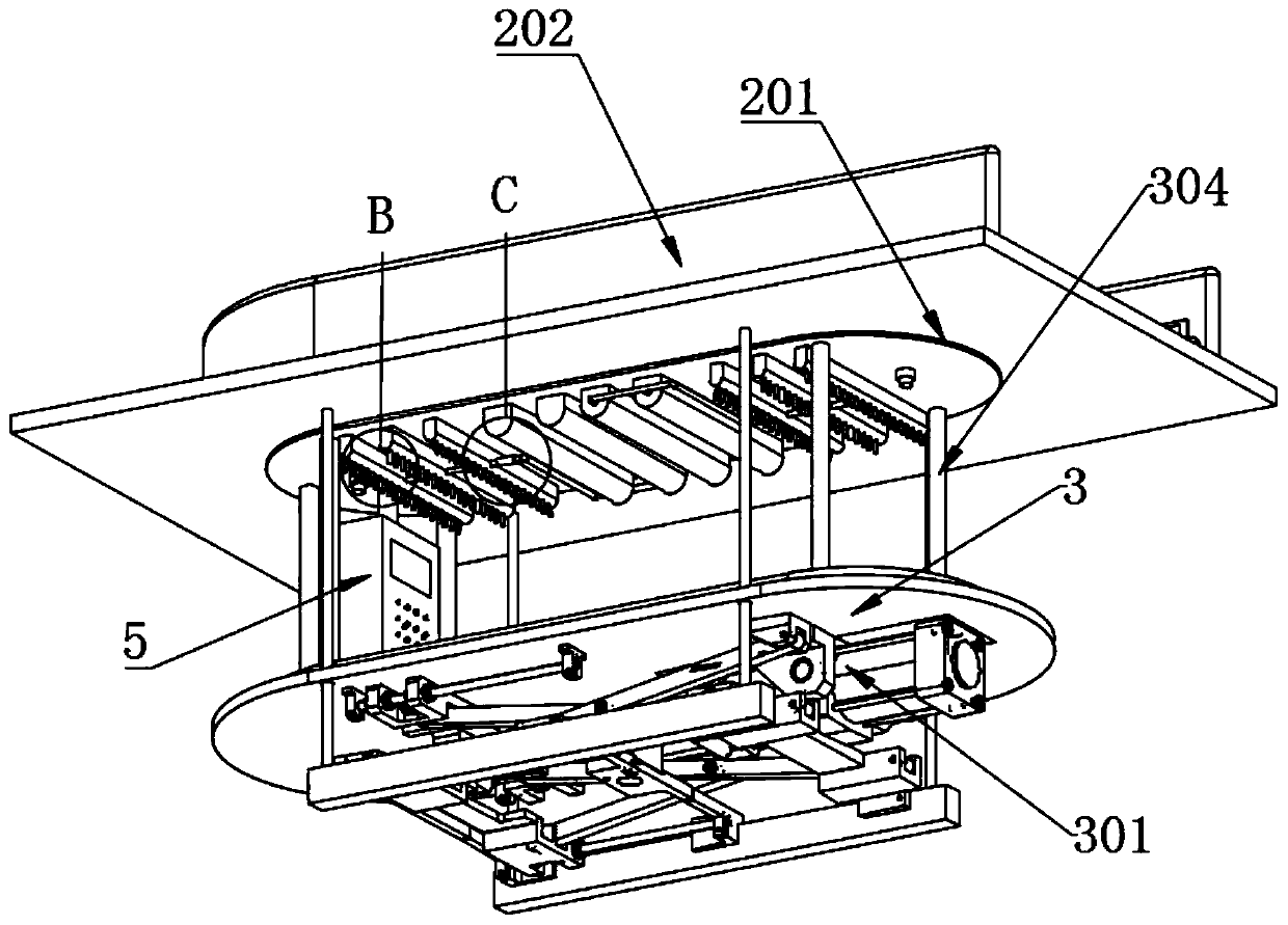 Electric power new energy charging device with liftable device