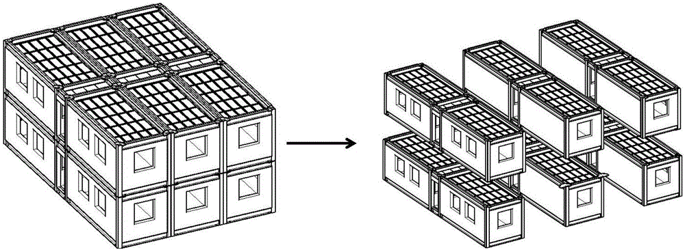 Modularized assembly type steel structure house building system