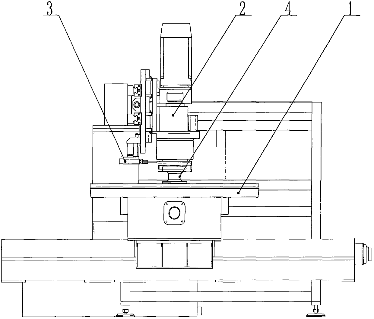 An edge grinding device for special-shaped glass remote processing production line and its operation method