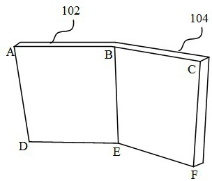 Arc-shaped screen correction method and device, computer equipment and storage medium