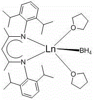 Application of beta-diimide bivalent rare earth boron hydrogen complex in catalysis of hydroboration reaction of ketone and boron hydride