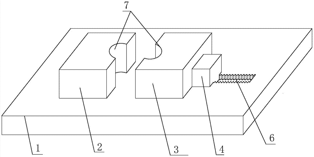 Automobile operating lever assembling fixture