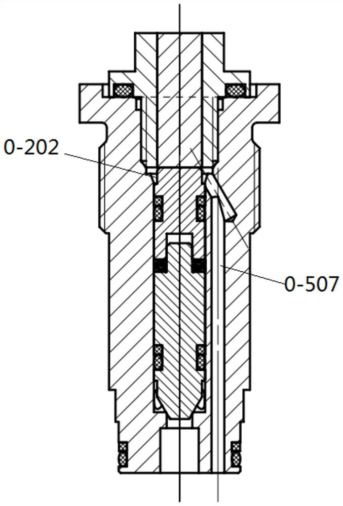 Hydraulic control system of safety stop valve