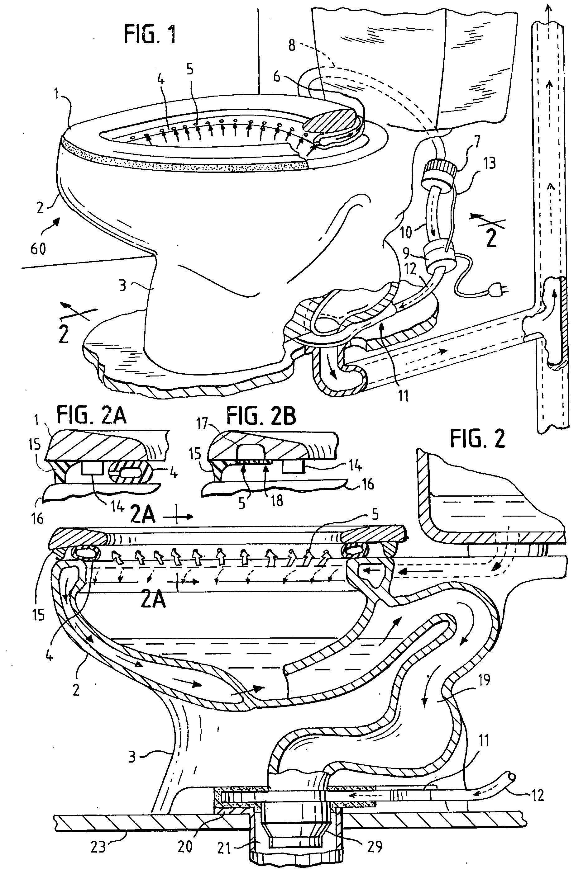 Odorless toilet