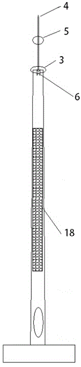 Multifunctional solar wind power communication advertisement climbing-free maintenance tower