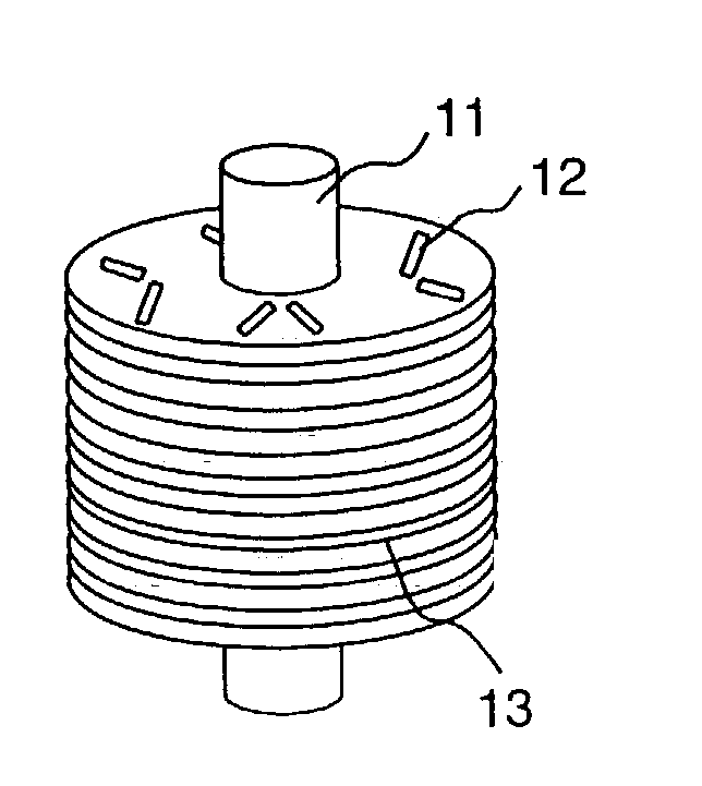 Motor using magnet