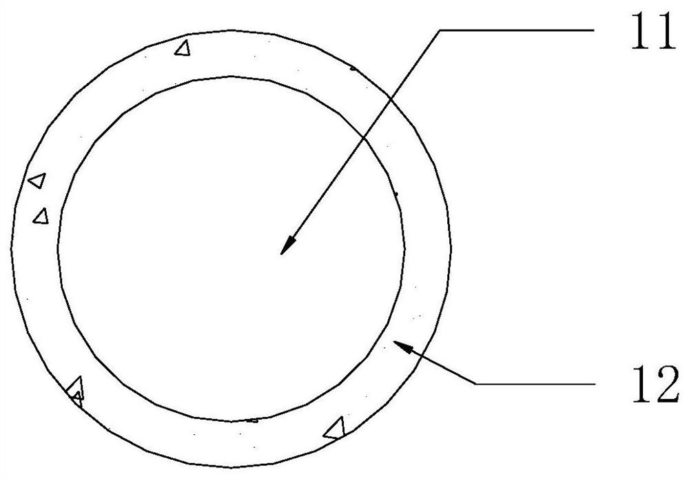 Cast-in-place box girder construction system and construction method for excavation section of existing in-service line modified bridge