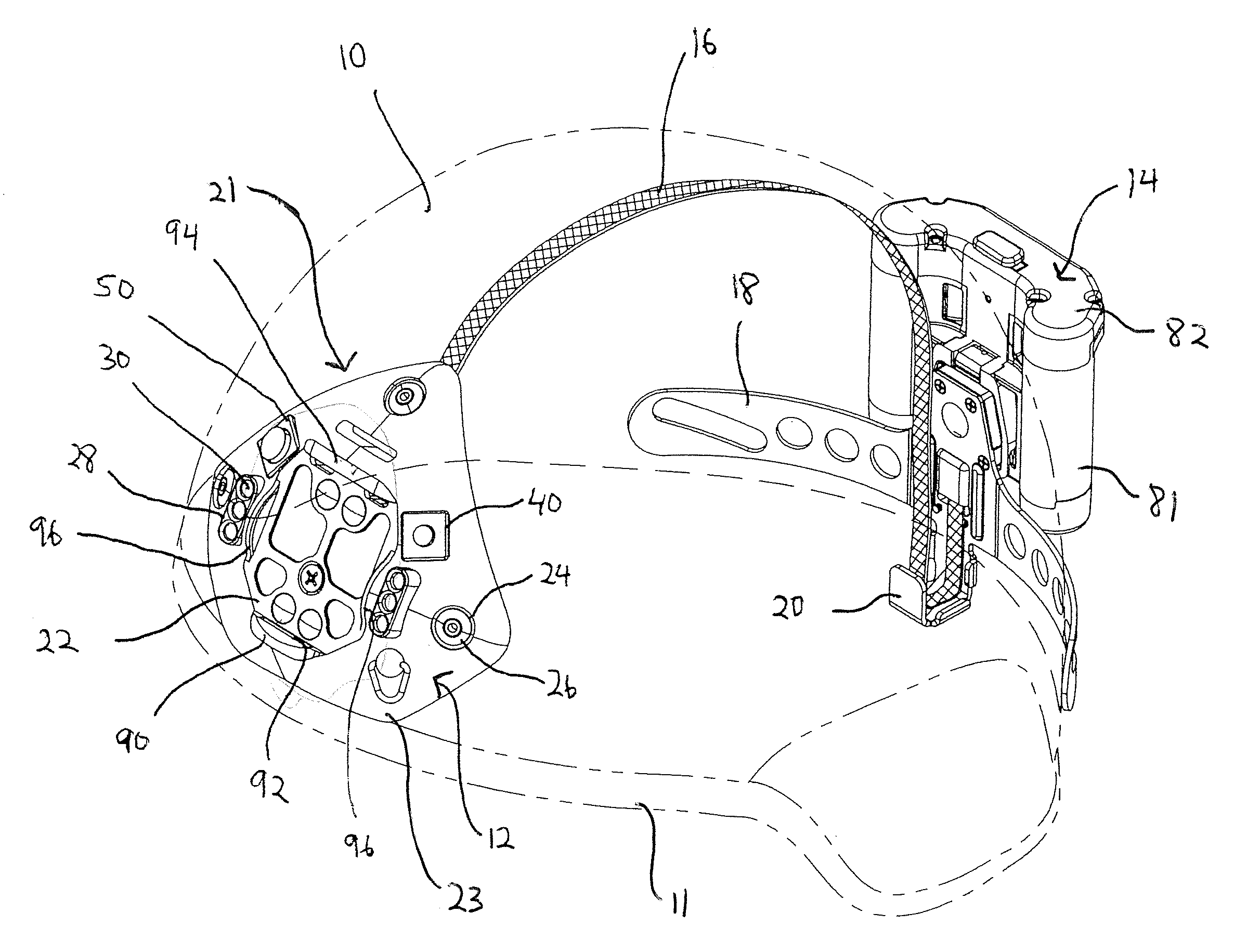 Shroud plate with lighting system