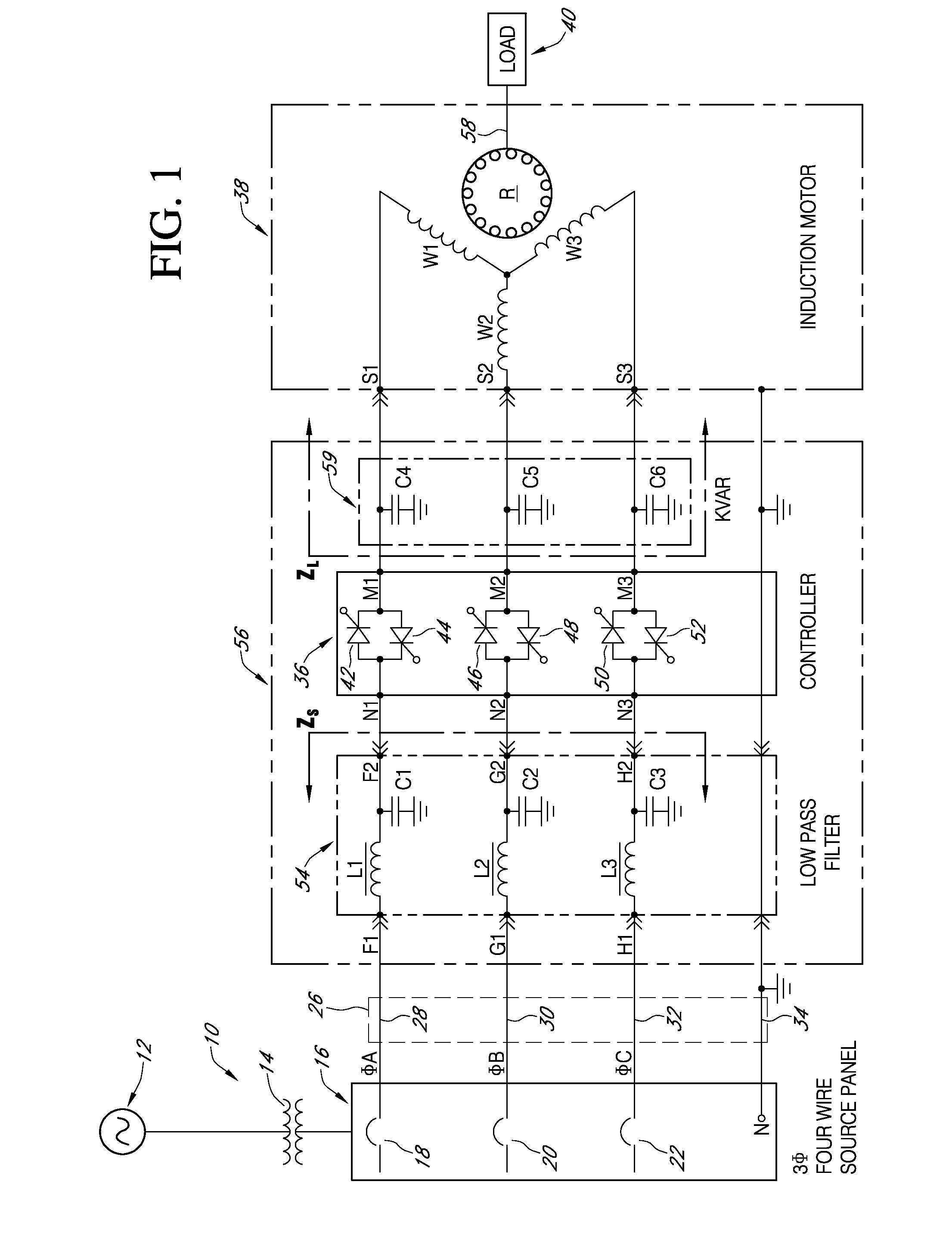 Mitigation of Harmonic Currents and Conservation of Power in Non-Linear Load Systems