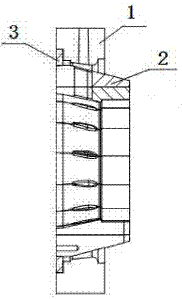 Method for assembling loose piece groups of annular mold