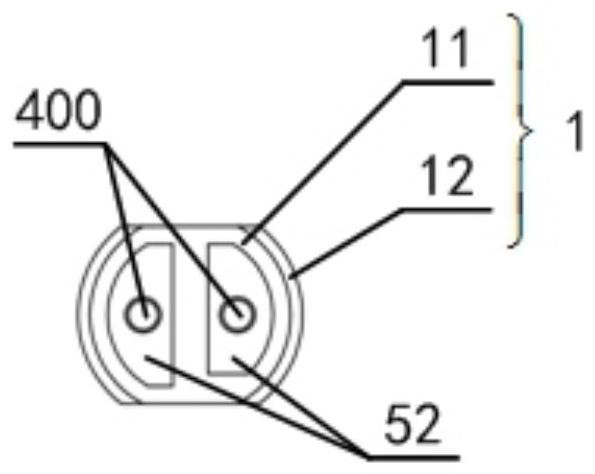 A transistor base and a transistor hermetic packaging structure