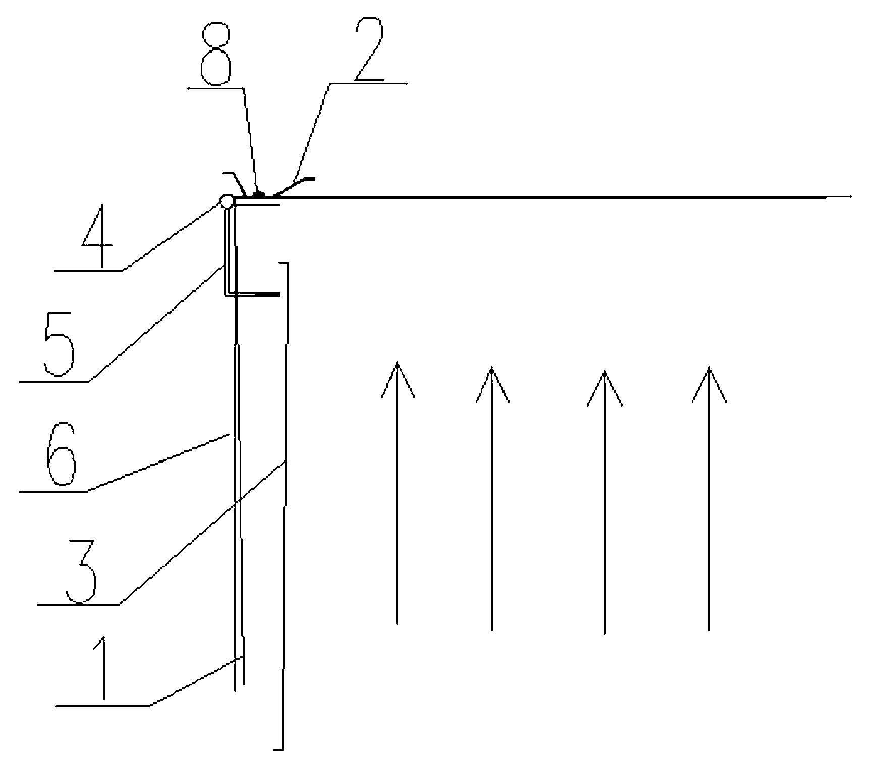 Automatic deicing device of barrel head of chimney and deicing method thereof