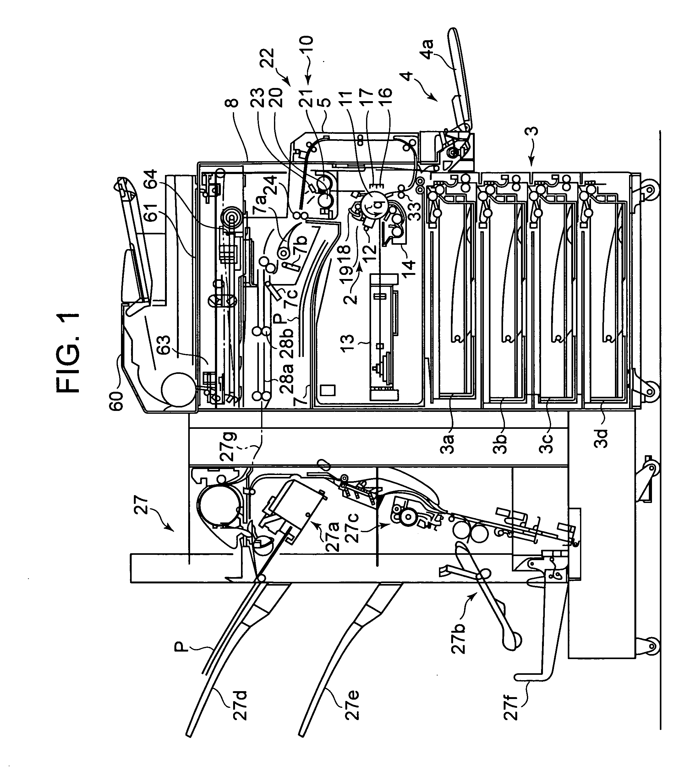 Image forming apparatus and paper ejection method of image forming apparatus