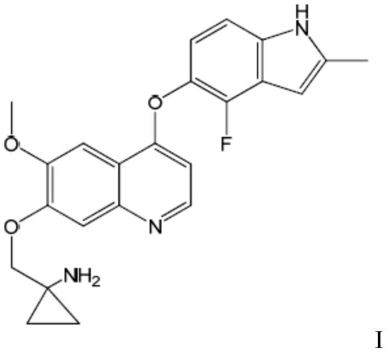 Quinoline compound or pharmaceutically acceptable salt thereof for treating giant-cell tumor of bone