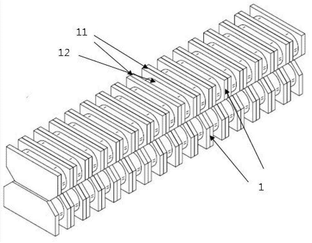 High temperature superconducting runway coil array type undulator