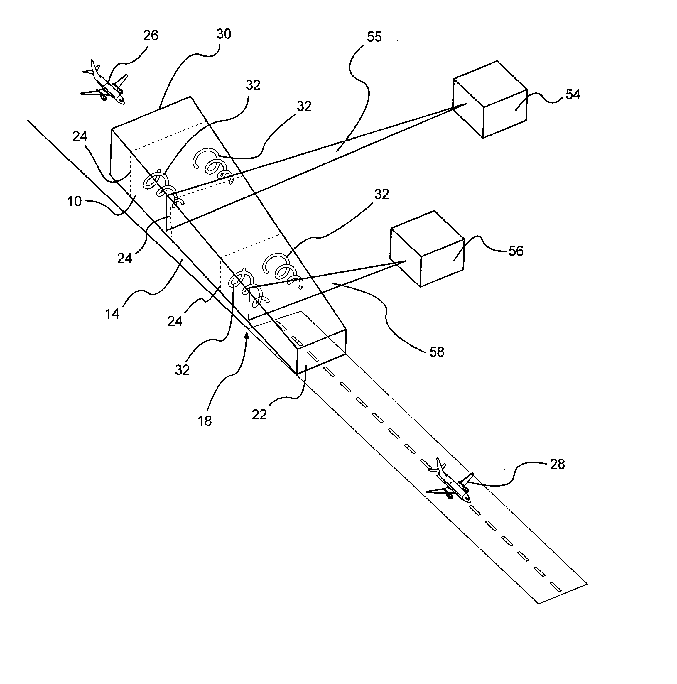 Aircraft wake safety management system