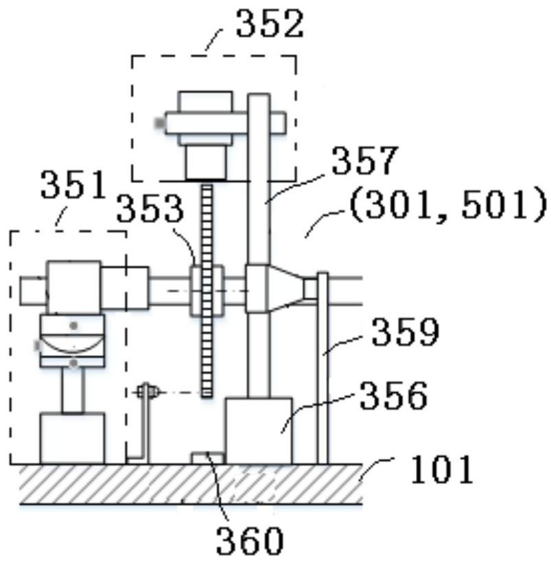 Visual precision detection device for measuring special-shaped workpiece