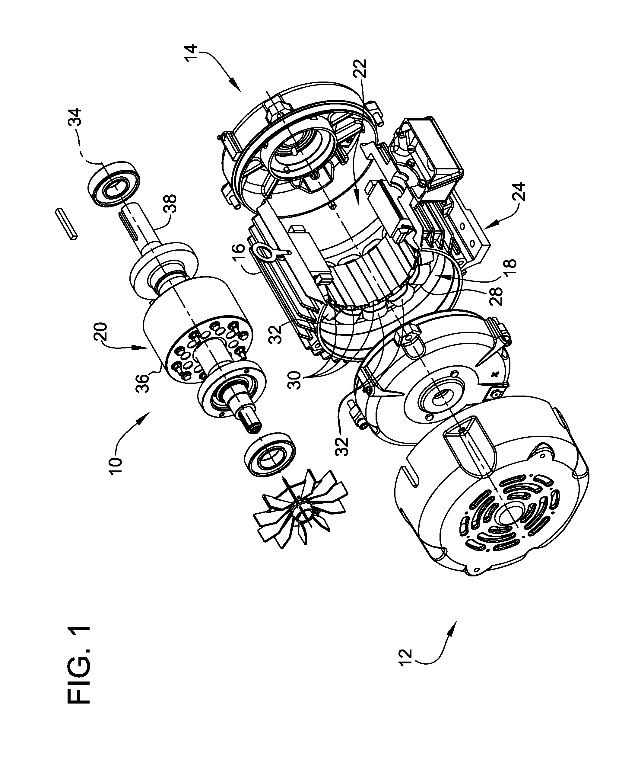 Permanent magnet motors and methods of assembling the same