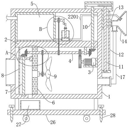 Safety protection device for mine and using method