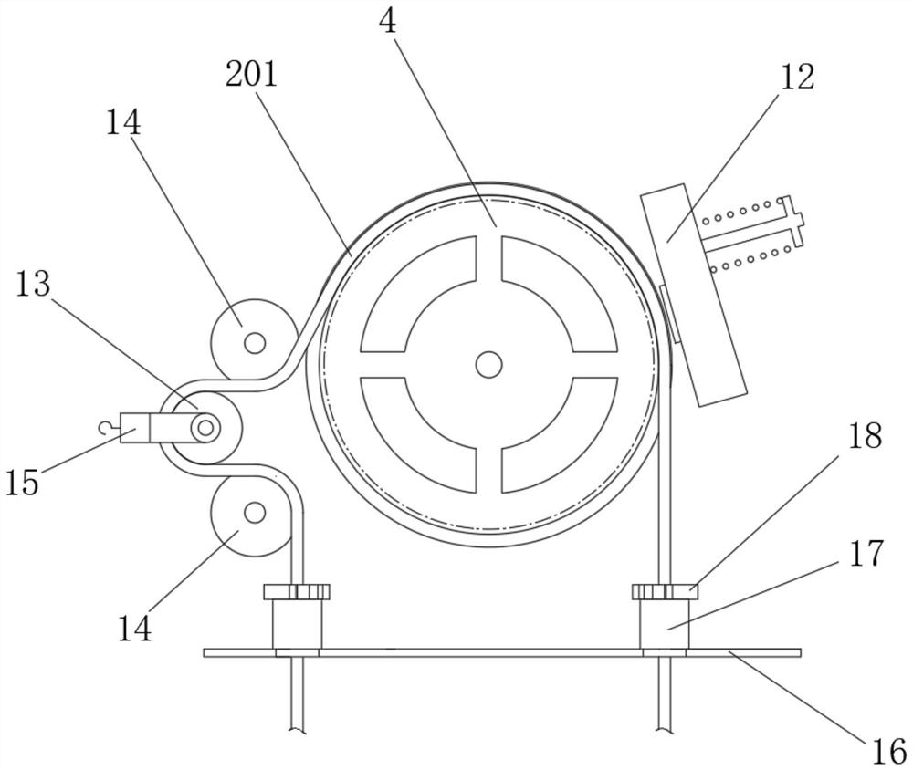 Online detection method and device for elevator safety device