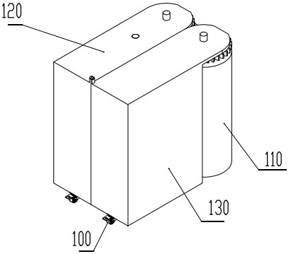 Nursing trolley device and operation method