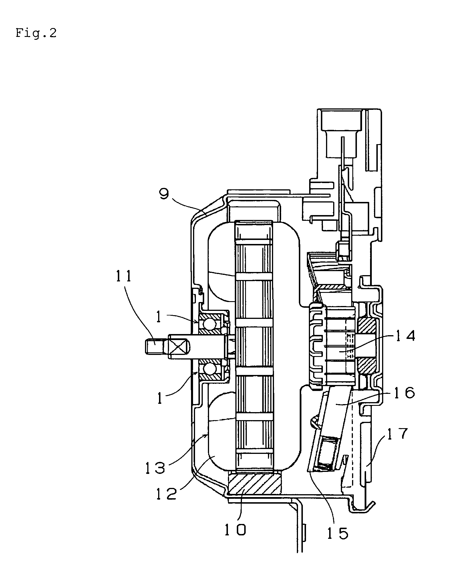 Grease composition, grease-packed bearing, universal joint for propeller shaft, lubricating oil composition, and oil-impregnated sintered bearing