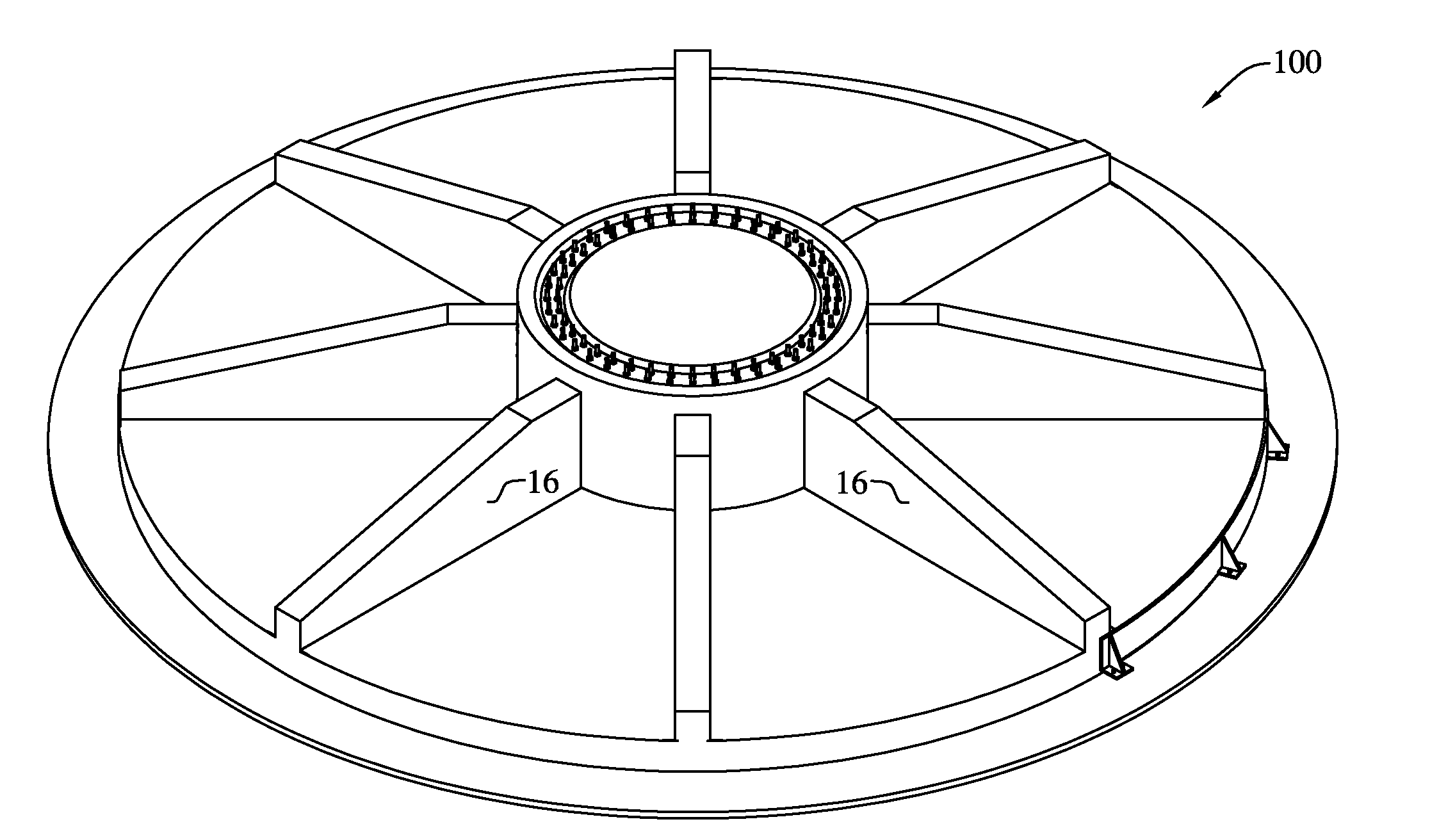 Fatigue resistant foundation