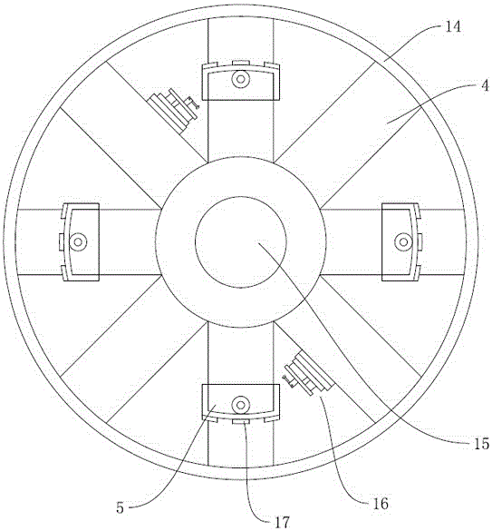 Wire take-up device for non-binding steel stranded wire