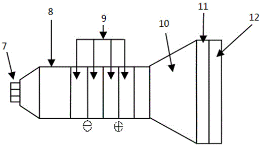 Acoustic wave transmitting device for multi-target positioning