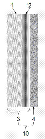 Soft type polymeric compound lithium battery and preparation method thereof